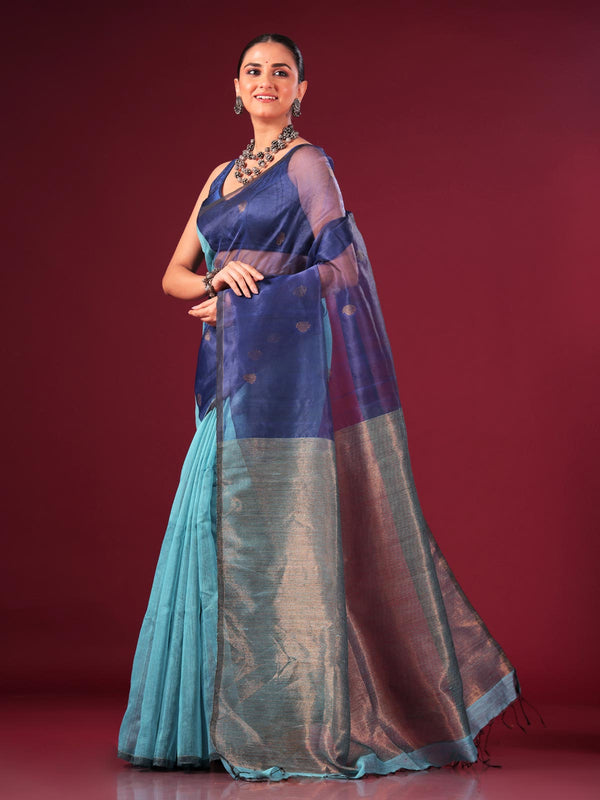 Ball Buti Matka Muslin Silk Saree - 8052 Saree AEVUM 2