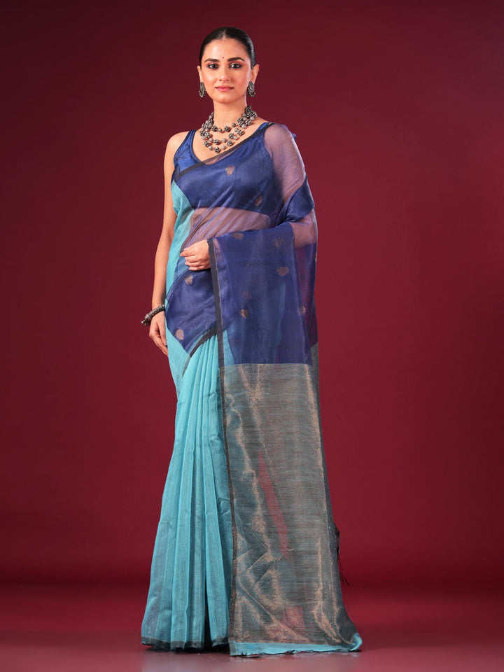 Ball Buti Matka Muslin Silk Saree - 8052 Saree AEVUM 2