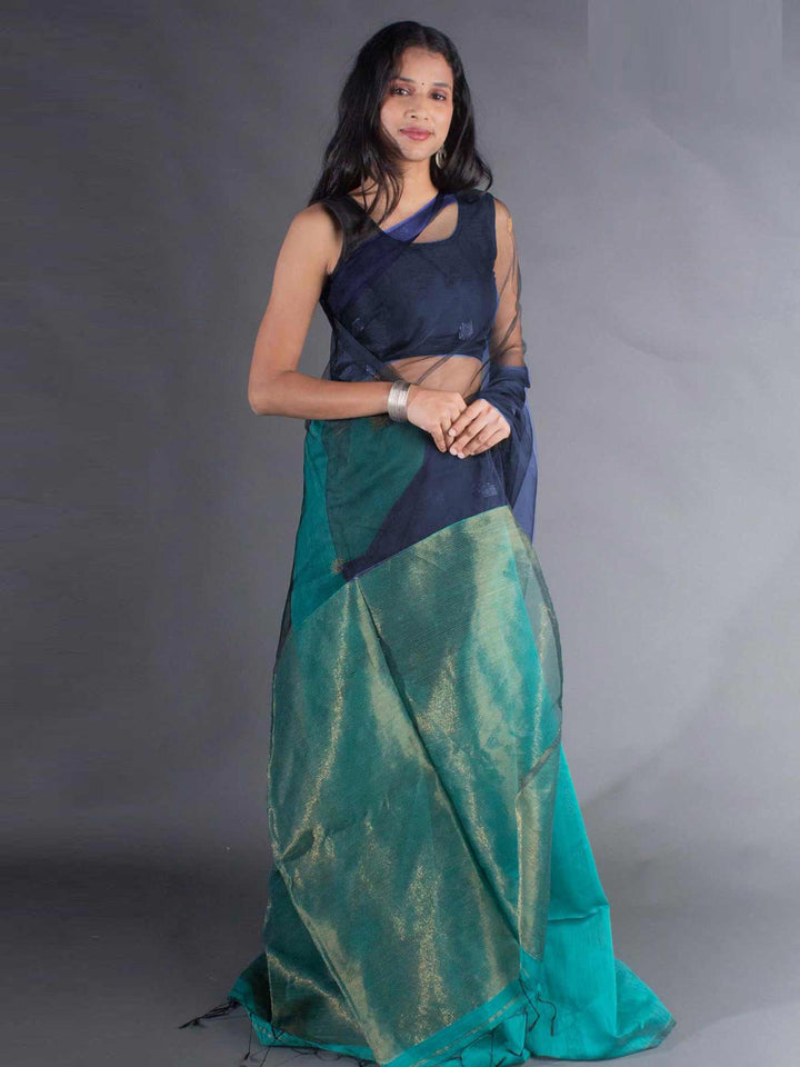 Ball Buti Matka Muslin Silk Saree - 8052 Saree AEVUM 2   