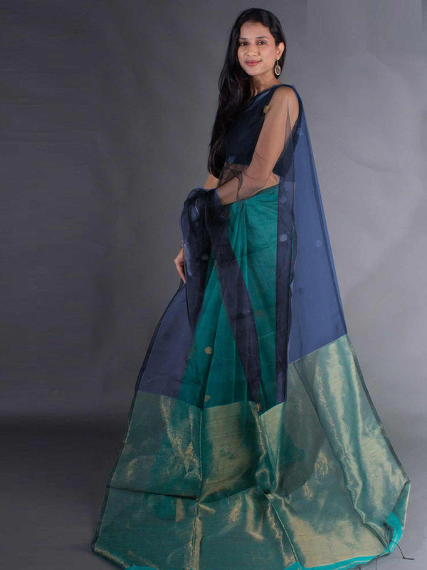 Ball Buti Matka Muslin Silk Saree - 8052 Saree AEVUM 2   