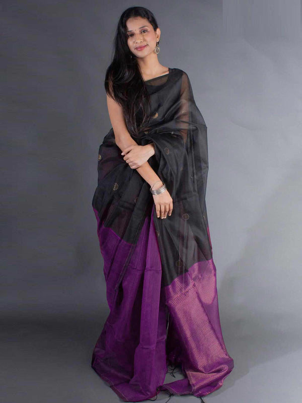 Ball Buti Matka Muslin Silk Saree - 8055 Saree AEVUM 2   