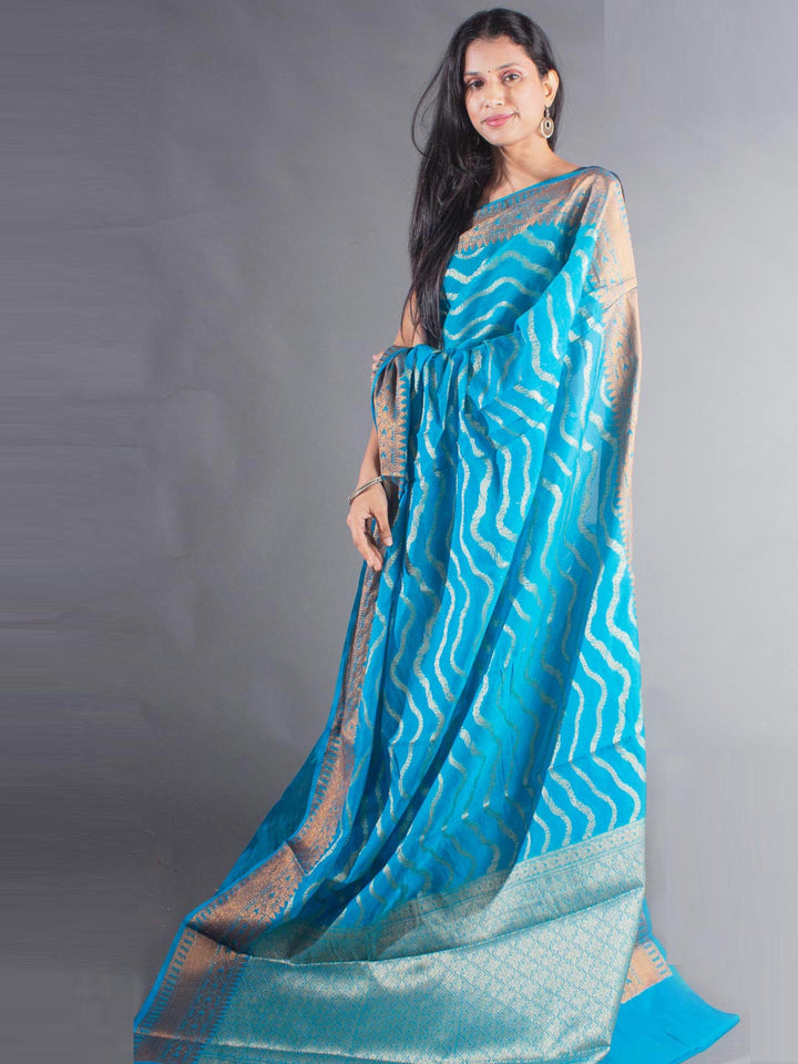 Organza Banarasi Handloom Saree - 8359 Saree Seratuzzama   