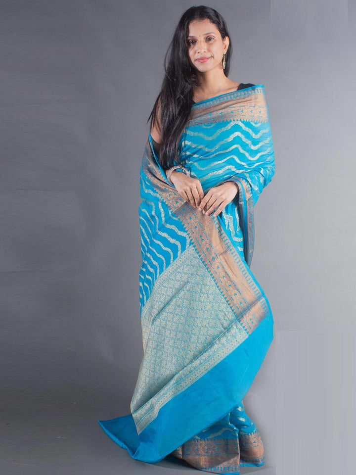 Organza Banarasi Handloom Saree - 8359 Saree Seratuzzama   