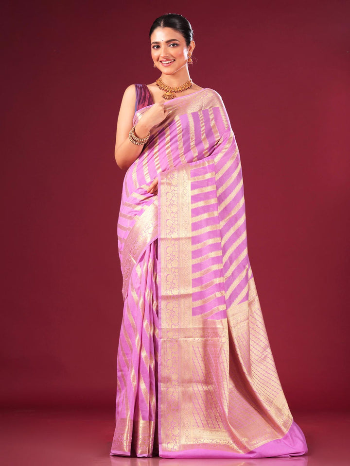 Organza Banarasi Handloom Saree - 8360 Saree AEVUM