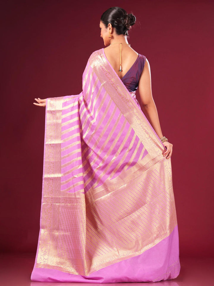 Organza Banarasi Handloom Saree - 8360 Saree AEVUM