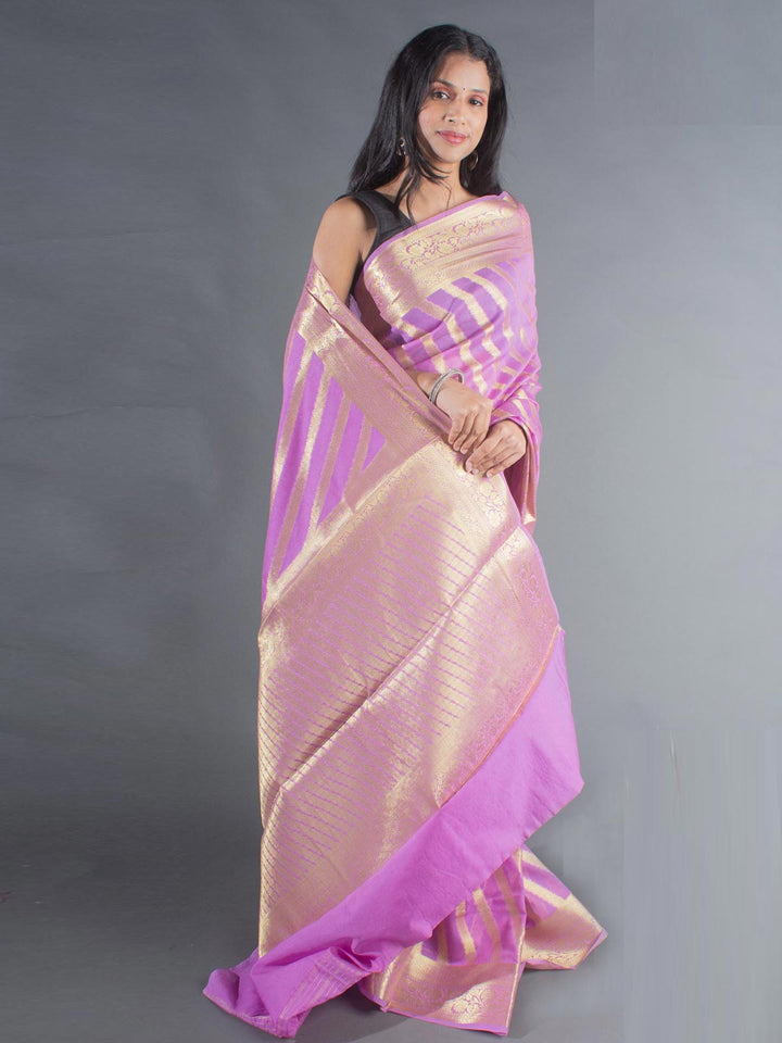 Organza Banarasi Handloom Saree - 8360 Saree Seratuzzama   