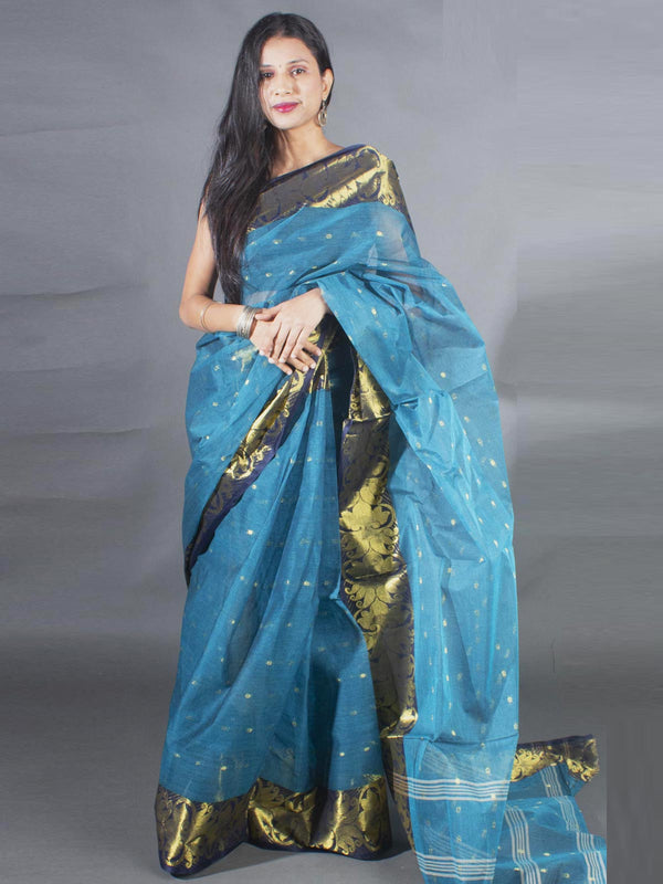 Bengal Cotton Handloom Saree Without Blouse Piece - 8800 Saree AEVUM