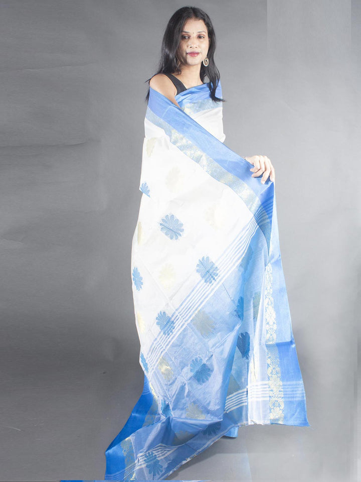 Semi Tussar Gorod Silk Saree - 8840 Saree Ashok Pal   