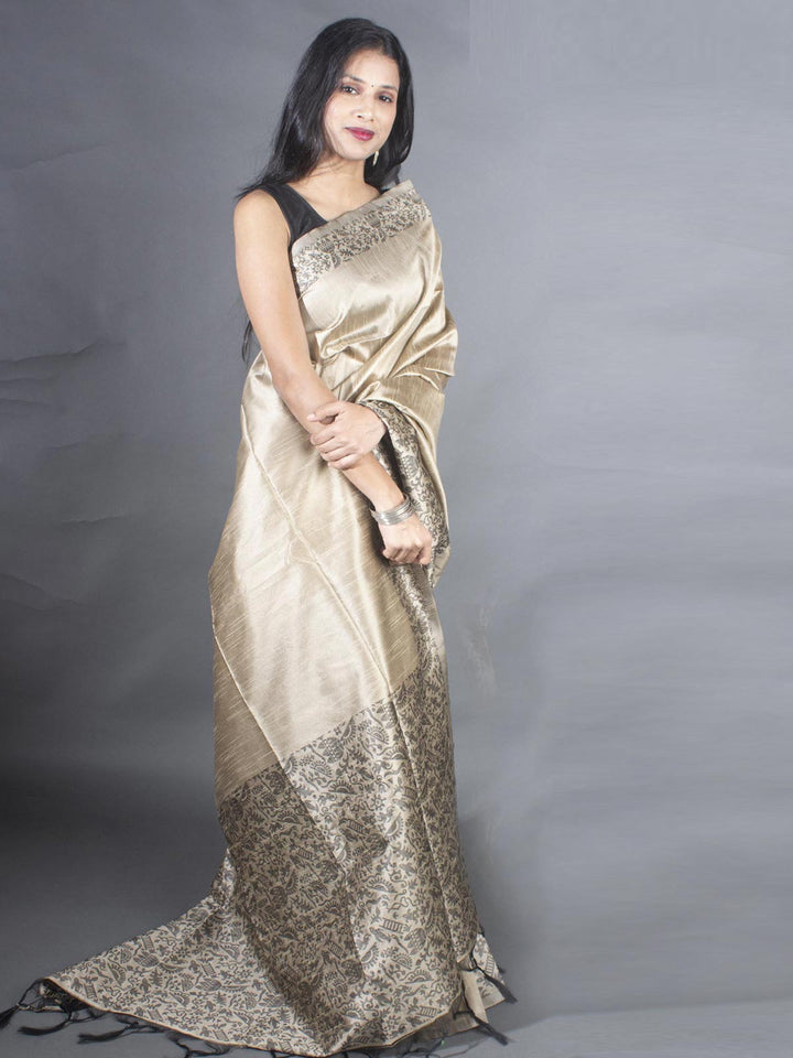 Semi Tussar Silk Saree - 8947 Saree Raj   