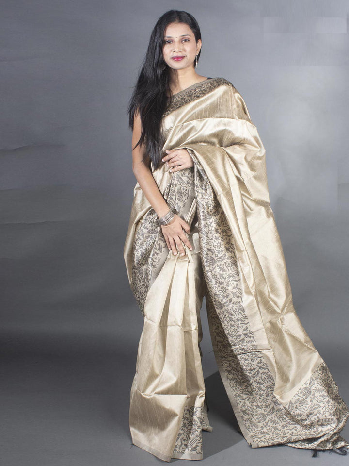 Semi Tussar Silk Saree - 8947 Saree Raj   