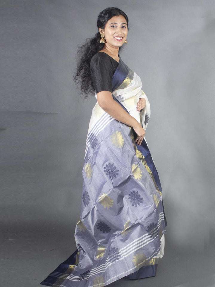 Semi Tussar Gorod Silk Saree - 9090 Saree Ashok Pal   