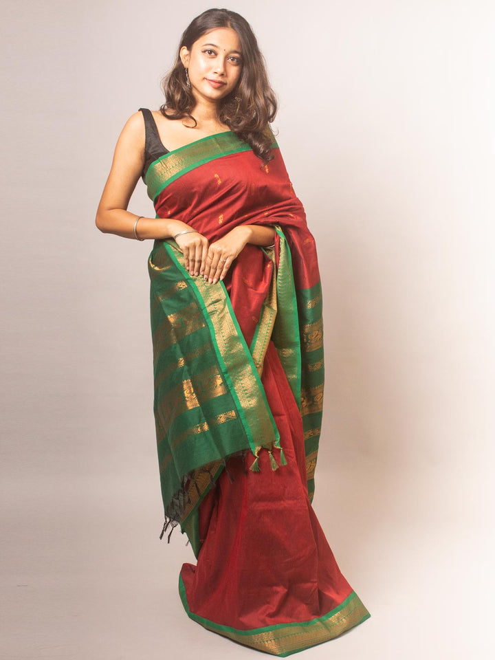 Kalyani South Cotton Silk Handloom Saree - 9208 Saree SSH   