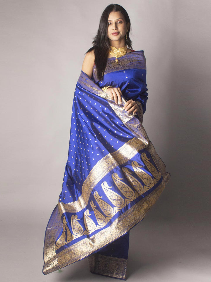 Banarasi Silk Saree with Silk Mark - 9760 Saree AEVUM   