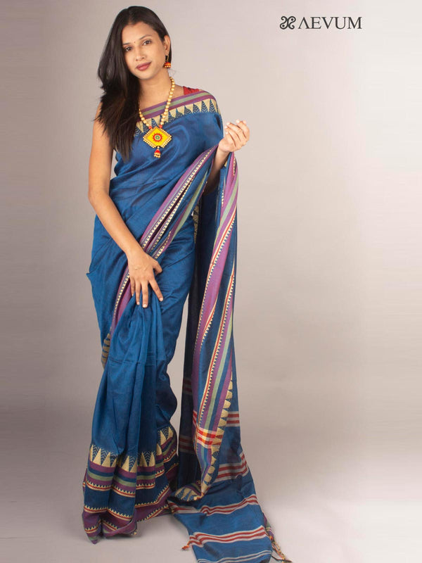 Madhumani Begampuri Bengal Cotton Handloom Saree - 9765 Saree Riya's Collection   