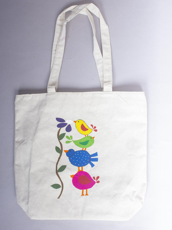 Hand Painted Women's Tote bag - 21118 Bags reema   