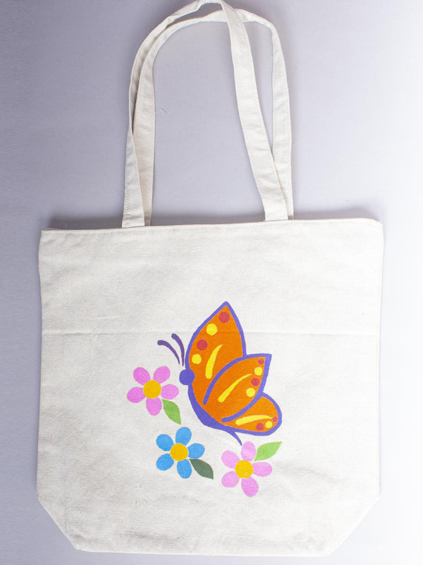 Hand Painted Women's Tote bag - 21115 Bags reema   