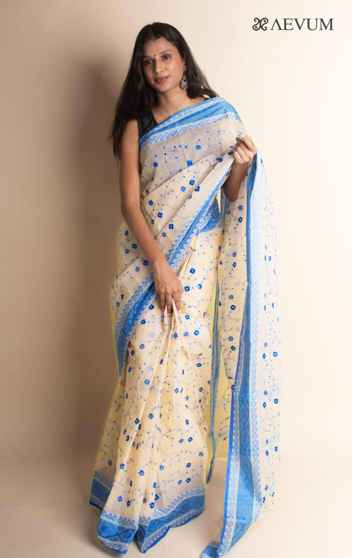 Bengal Cotton Tant Saree with Embroidery - 2975 Saree Riya's Collection   