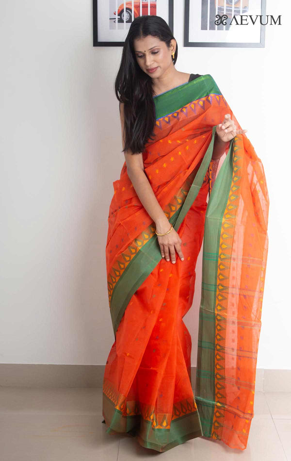 Bengal Cotton Tangail Tant Saree - 2434 Saree Ashoke Pal   