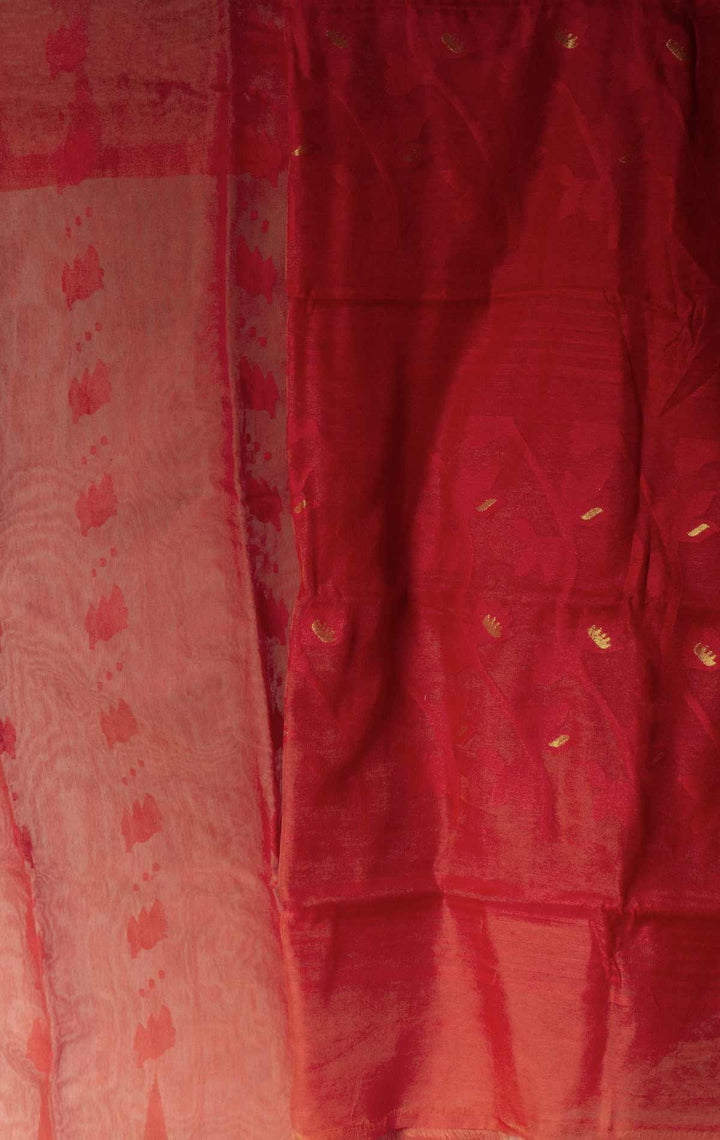 Pati Lata Gap Jamdani without Blouse Piece- 0394 Saree AEVUM