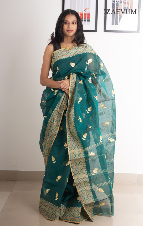 Bengal Cotton Tant Saree with Embroidery - 0467 Saree Riya's Collection   