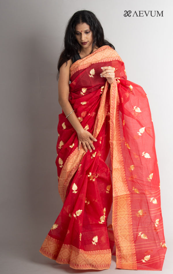 Bengal Cotton Tant Saree with Embroidery - 0470 Saree Riya's Collection   