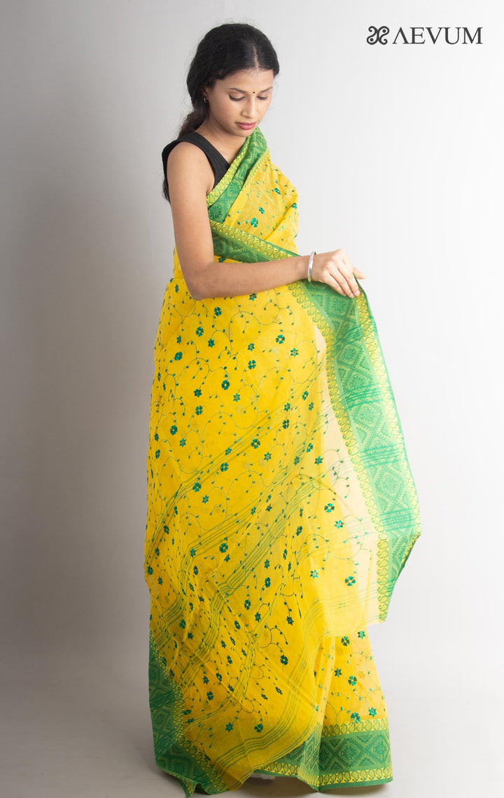 Bengal Cotton Tant Saree with Embroidery - 0804 Saree Riya's Collection   