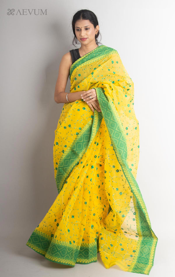 Bengal Cotton Tant Saree with Embroidery - 0804 Saree Riya's Collection   