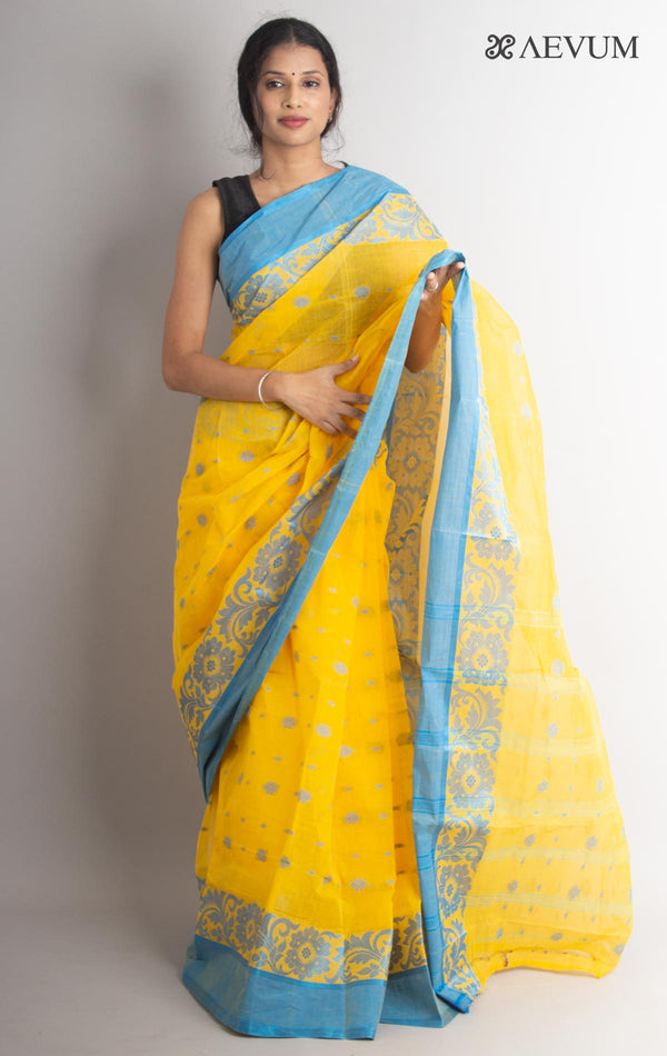 Bengal Cotton Tangail Tant Saree - 0805 Saree Anita Kuthir   