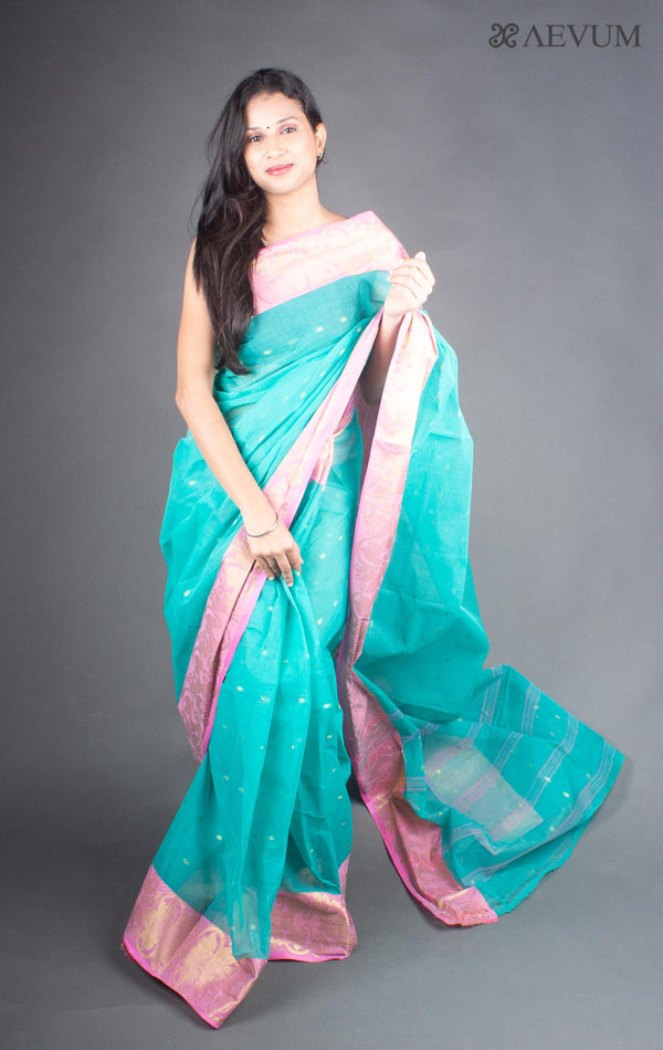 Bengal Cotton Zari Tant Handloom Saree Without Blouse Piece - 0831 Saree Anita Kuthir   