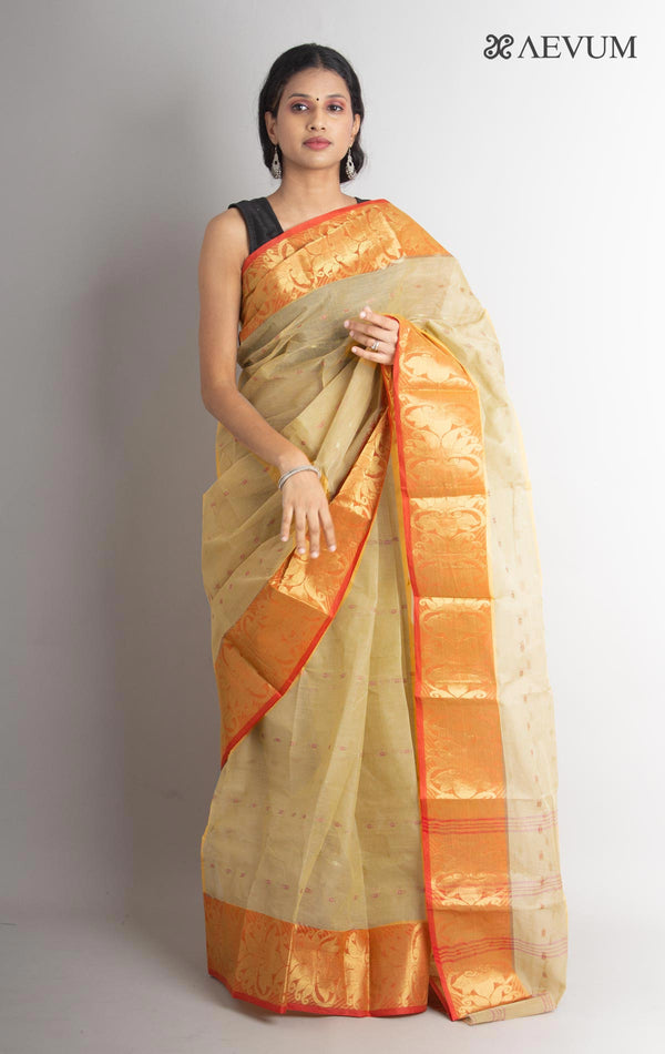 Bengal Cotton Handloom Saree Without Blouse Piece - 0837 Saree AEVUM 2   