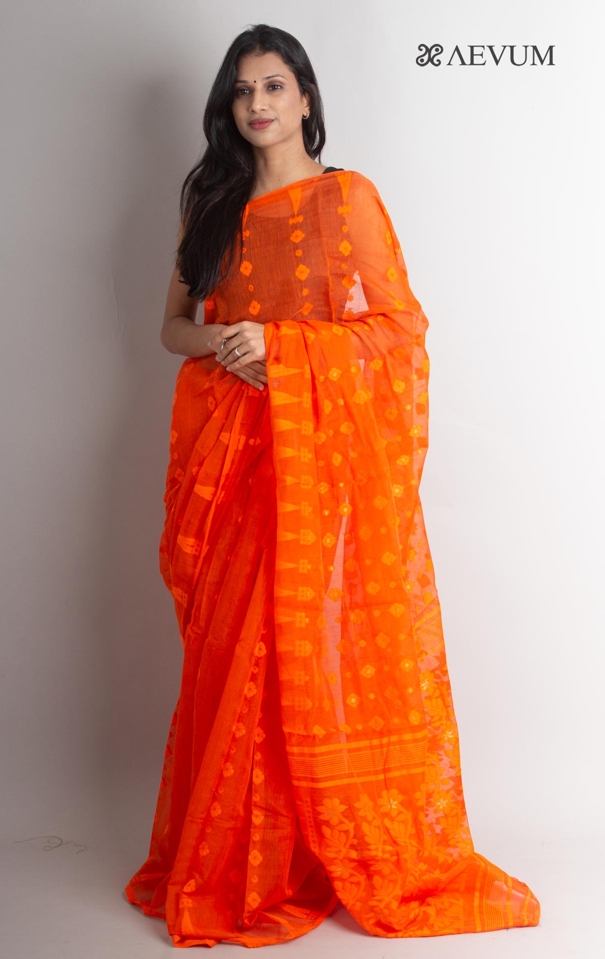 Buy Orange Art Silk Banarasi Saree Festive Wear Online at Best Price |  Cbazaar