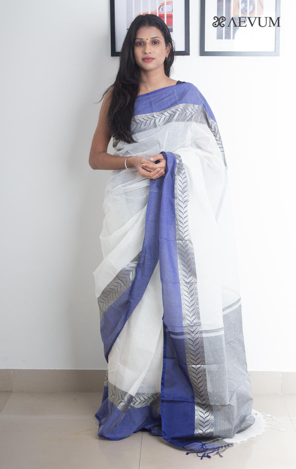 Bangladeshi Cotton Handloom Saree Without Blouse Piece - 1879 Saree AEVUM 2   