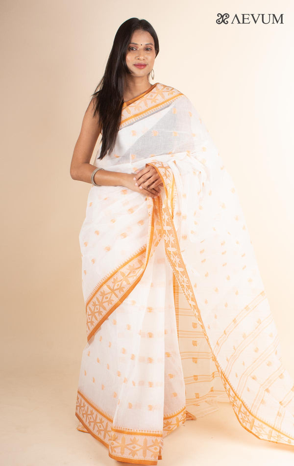 Bengal Cotton Tangail Tant Saree - 4718 Saree Ashoke Pal   