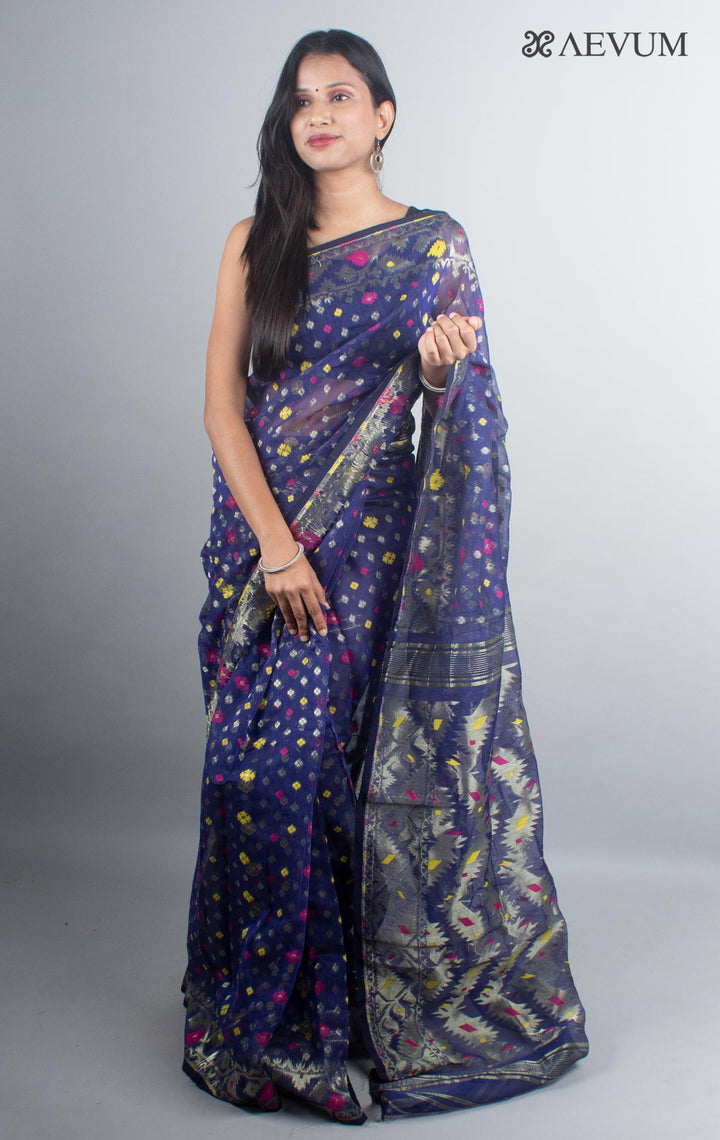 Bangladeshi Style Zari Jamdani Saree - 4748 Saree AEVUM 2   