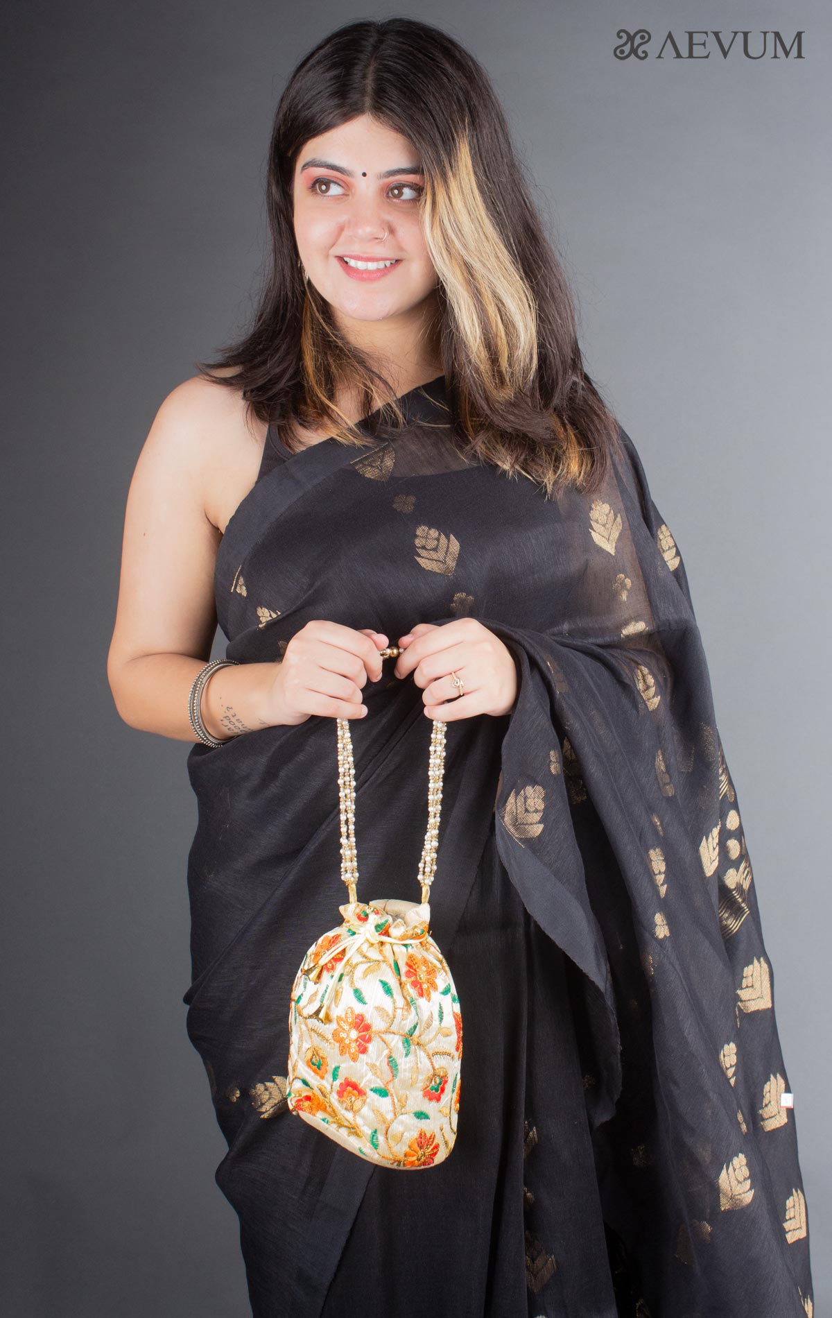 Buy Samyukta Singhania Embroidered Potli Bag Online  Aza Fashions