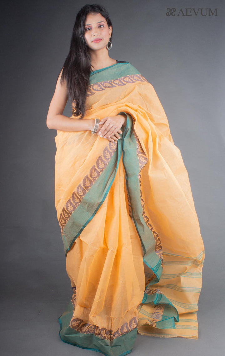 Bengal Cotton Handloom Saree Without Blouse Piece - 6645 Saree AEVUM 2   