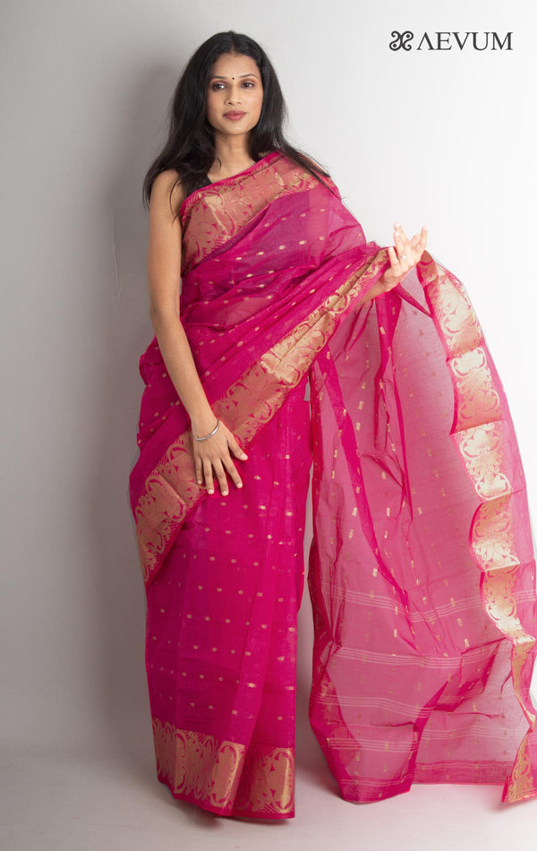 Bengal Cotton Zari Tant Saree Without Blouse Piece - 0835 Saree Anita Kuthir   