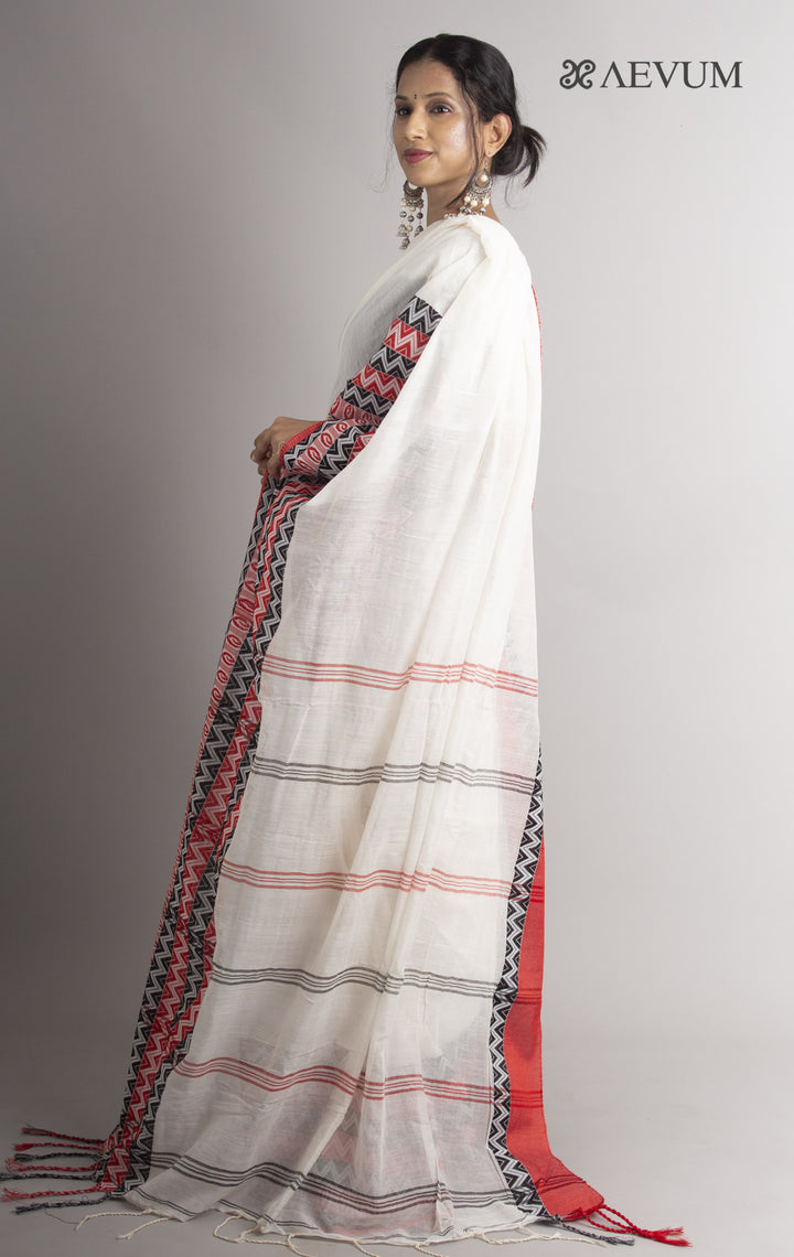 Begampuri Bengal Cotton Handloom Saree - 0432 Saree AEVUM 2   