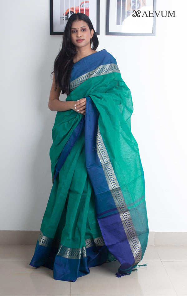 Bangladeshi Cotton Handloom Saree Without Blouse Piece - 2339 Saree AEVUM 2   