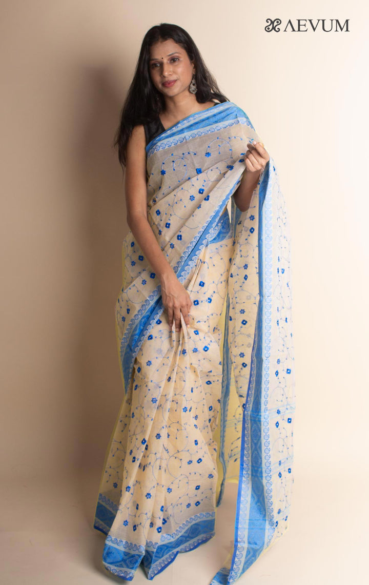 Bengal Cotton Tant Saree with Embroidery - 2975 Saree Riya's Collection   