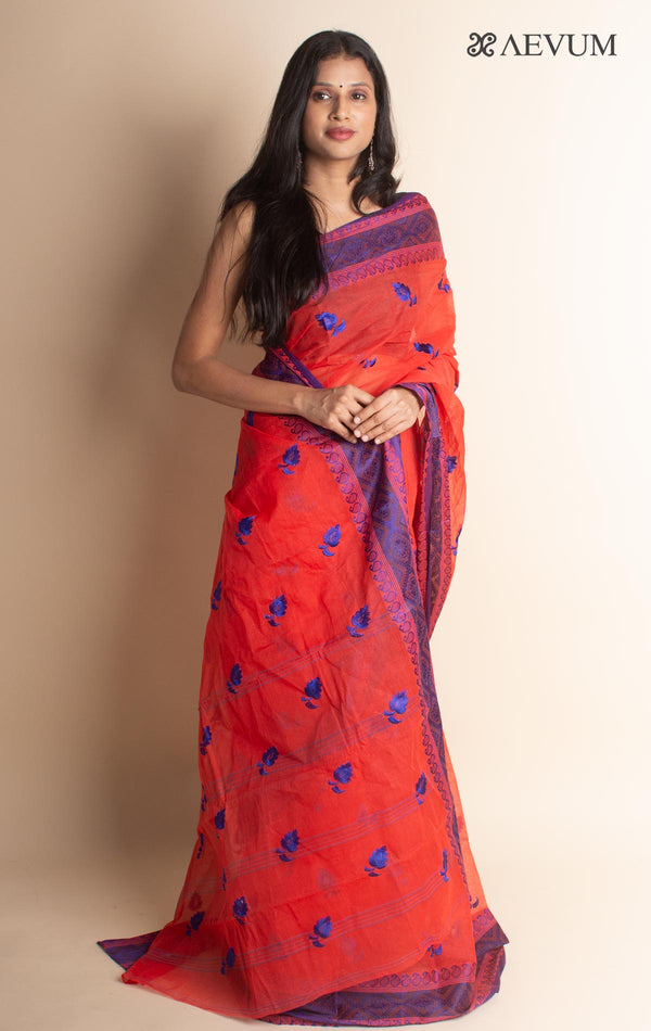 Bengal Cotton Tant Saree with Embroidery - 2971 Saree Riya's Collection   