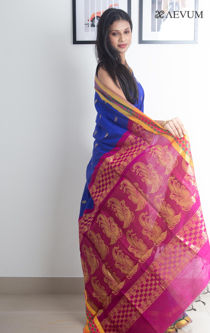 Kalyani South Cotton Silk Handloom Saree with Blouse Piece - 2214 Saree SSH   