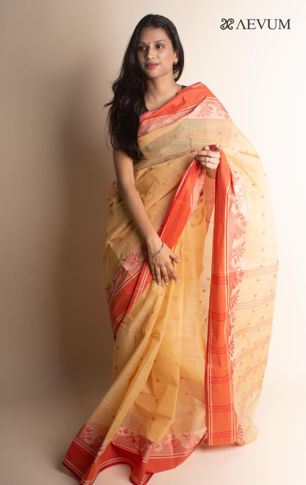 Bengal Cotton Handloom Saree Without Blouse Piece - 1732 Saree AEVUM 2   