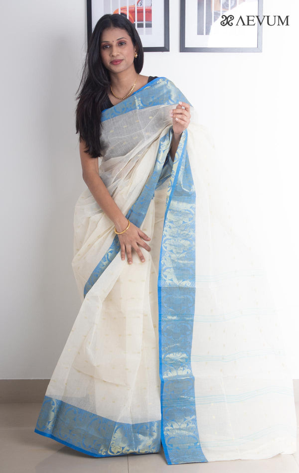 Bengal Cotton Handloom Saree Without Blouse Piece - 2226 Saree AEVUM 2   