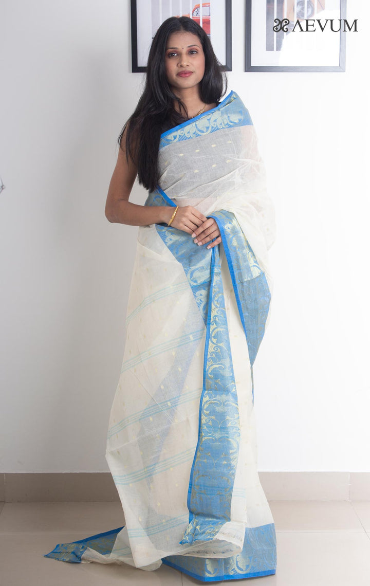 Bengal Cotton Handloom Saree Without Blouse Piece - 2226 Saree AEVUM 2   